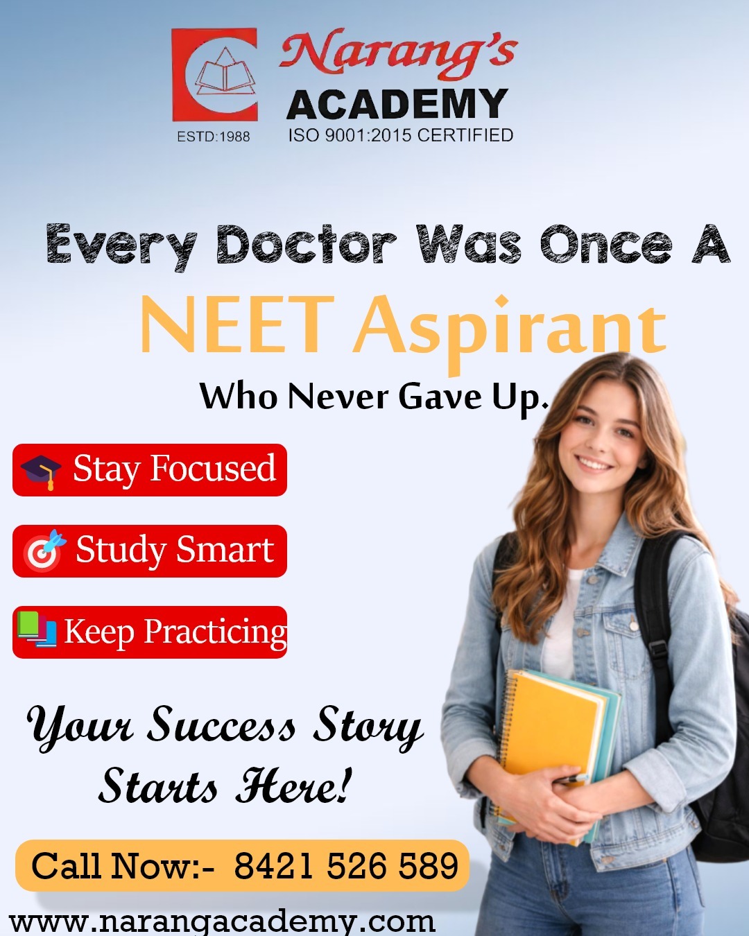Every successful doctor once started as a NEET aspirant with a dream. 